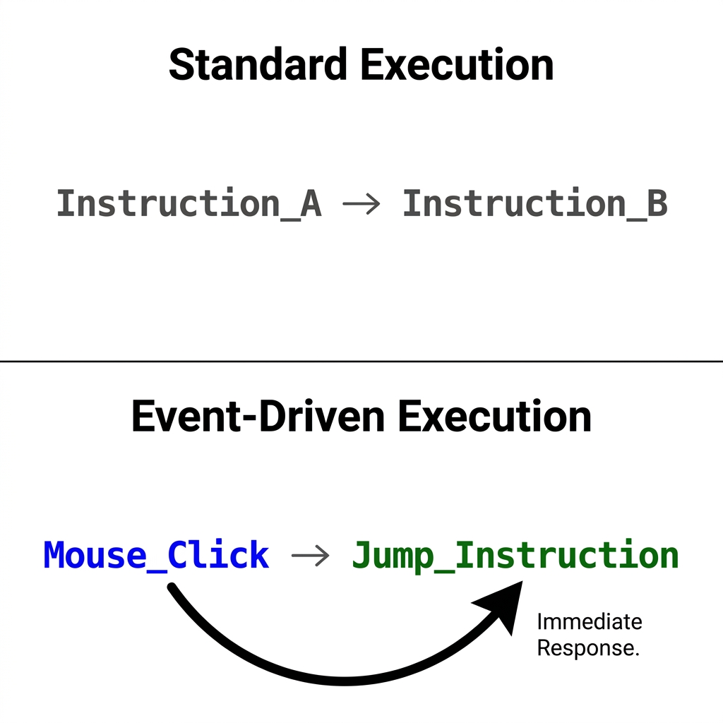 An event is an action that makes something happen in a program, such as a mouse click. When a user interacts with a digital.