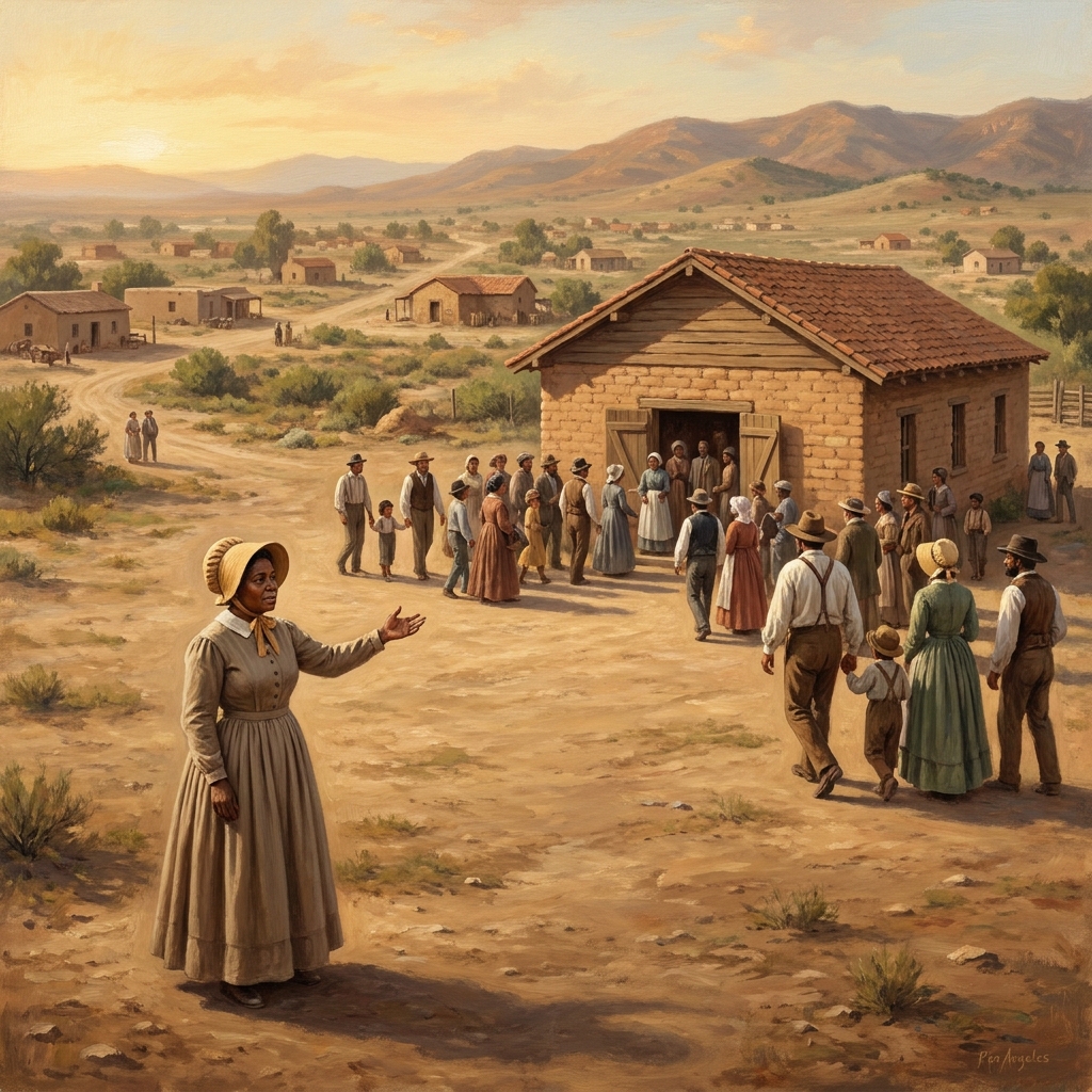 Biddy Mason used her money to buy a large piece of land. She then helped start the First AME Church. This church became a.