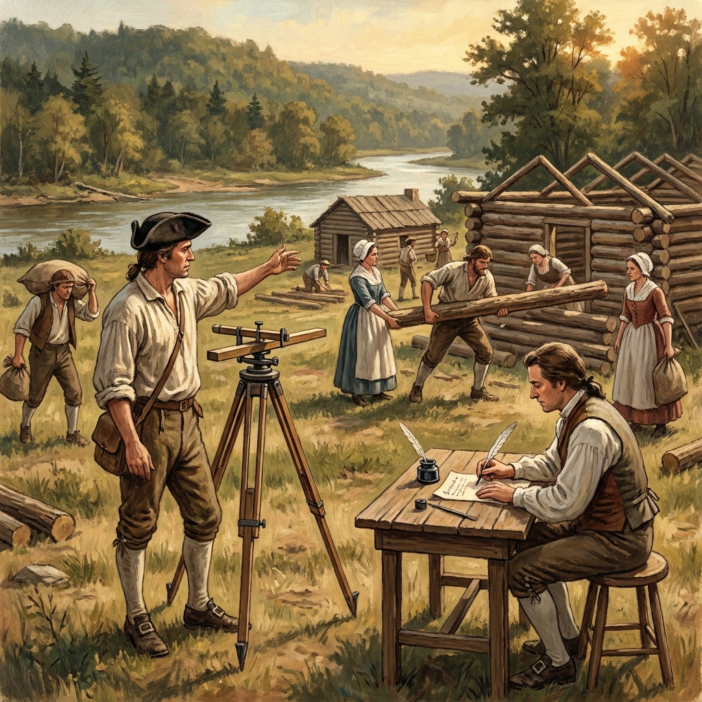 The Northwest Ordinance of 1787 was a law that set the rules for how the Northwest Territory would become new states. It.