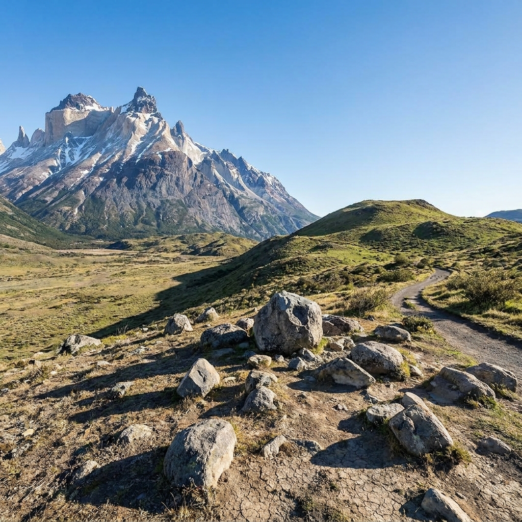 Imagine we have two mountains. Mountain A is very large, and Mountain B is a smaller hill. We want to see which one has a.