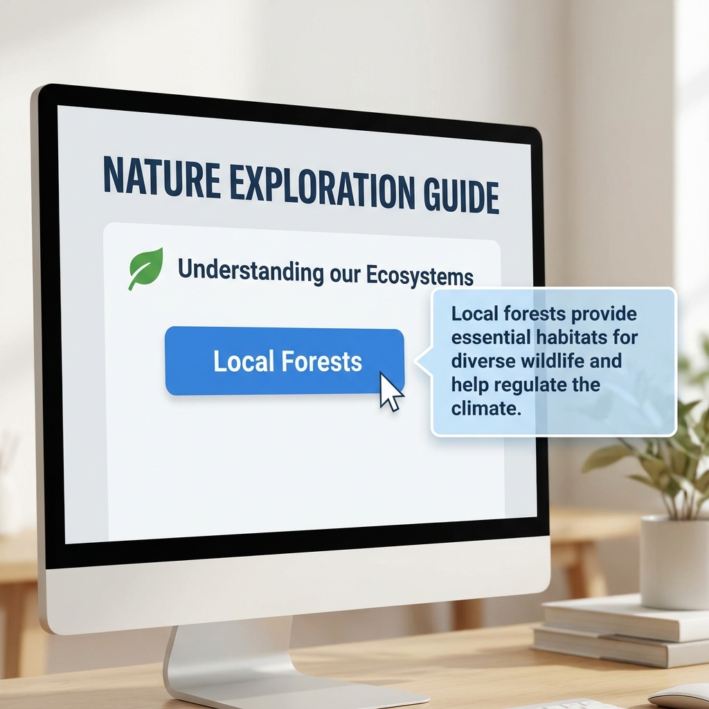 An interactive document is a great example of digital organization. It uses clickable links to show more information. When a.
