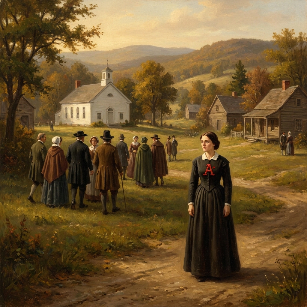 Nathaniel Hawthorne wrote about the individual conscience. In The Scarlet Letter, the main character, Hester Prynne, must.