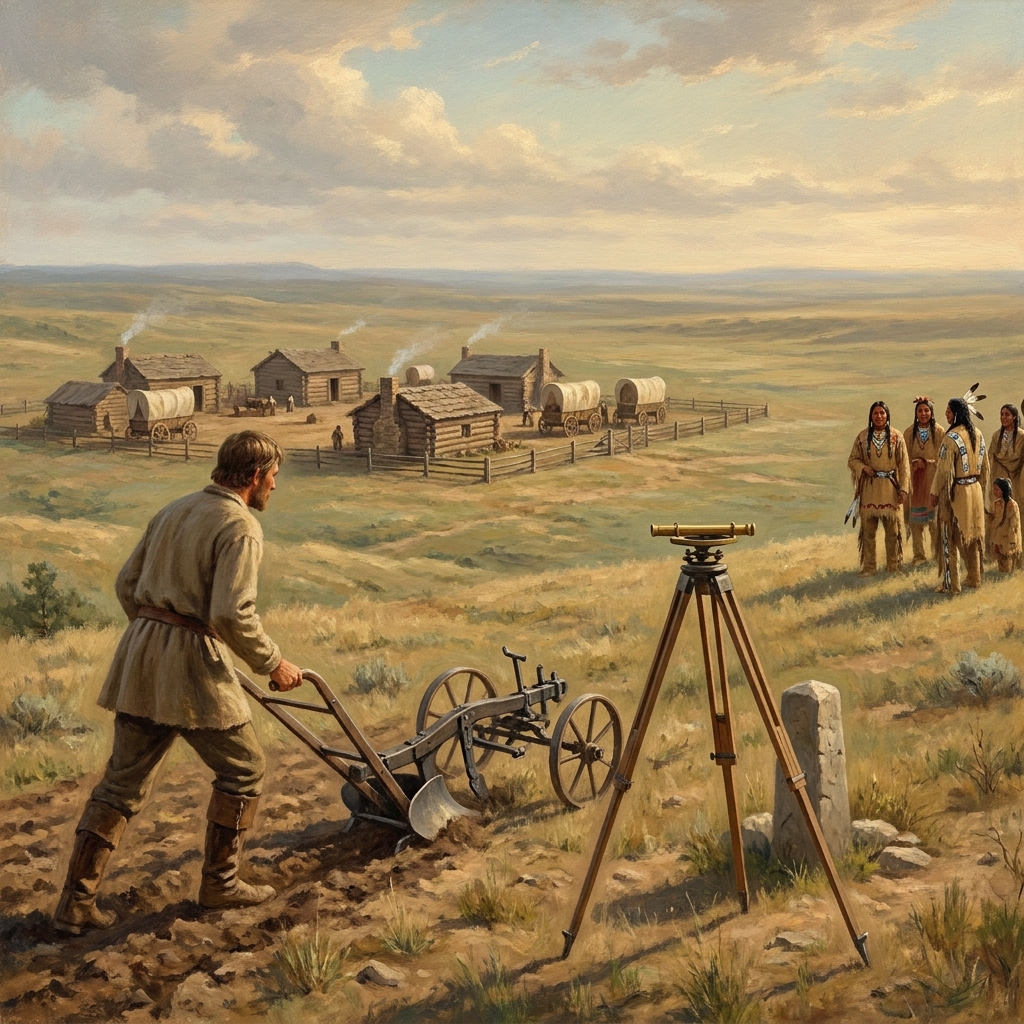 To encourage farming and economic growth, the government provided 160 acres of land to settlers through the Homestead Act.