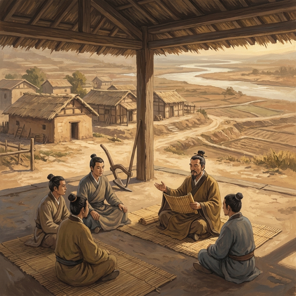 Confucius taught the Five Relationships to his disciples. These relationships include ruler and subject, father and son.