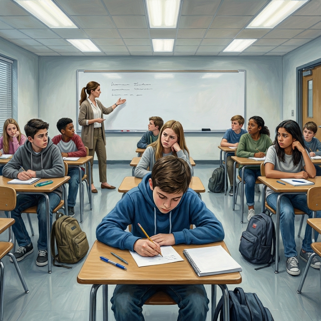 Imagine a teacher suddenly changes the rules of the classroom without asking the students. If the students feel this is.
