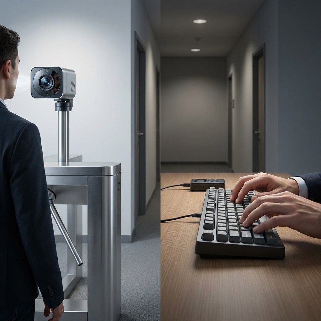 Compare facial recognition at a gate with keystroke logging. Keystroke logging tracks every single key you press on your.