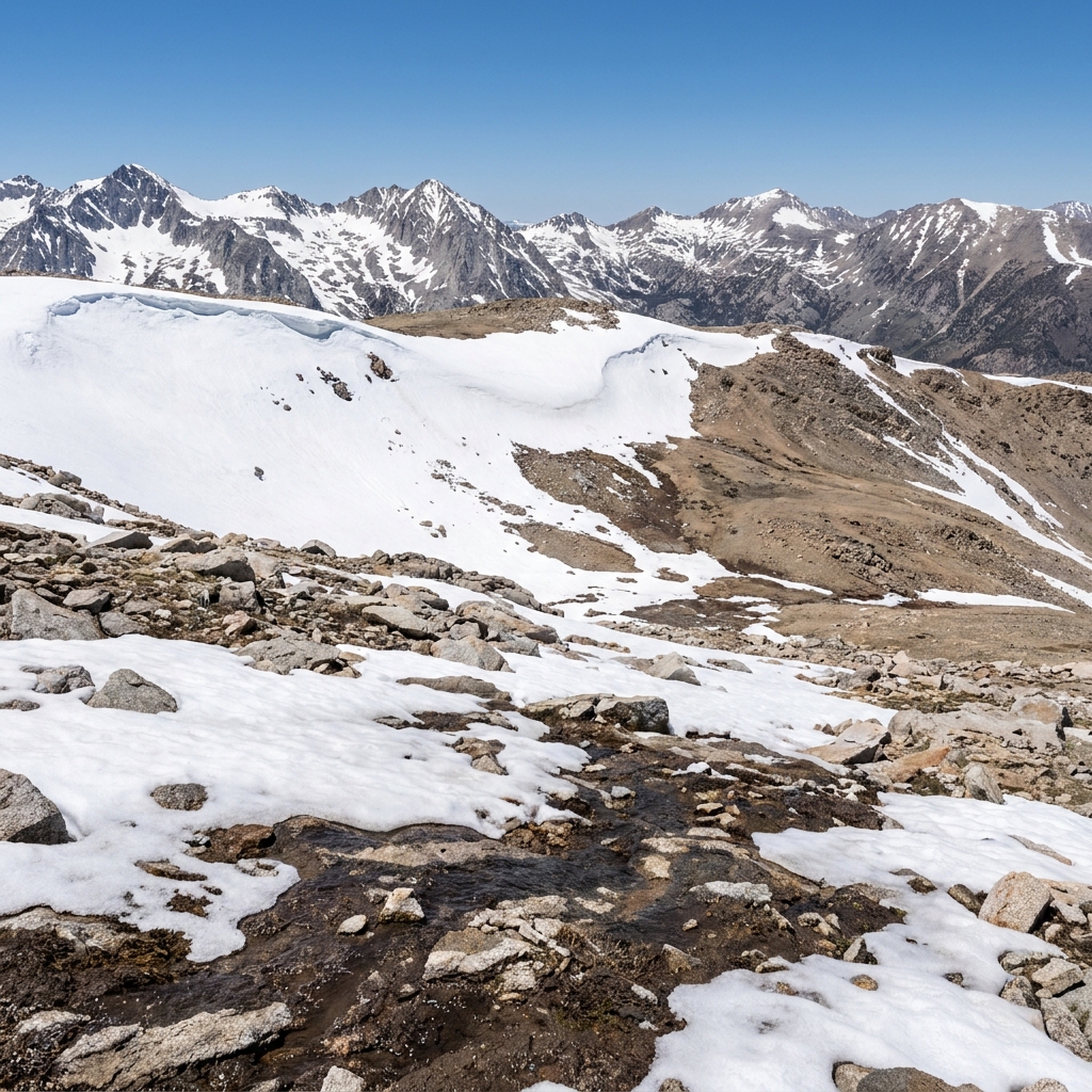 In the Sierra Nevada, scientific observations indicate a consistent downward trend in the amount of water stored in the.