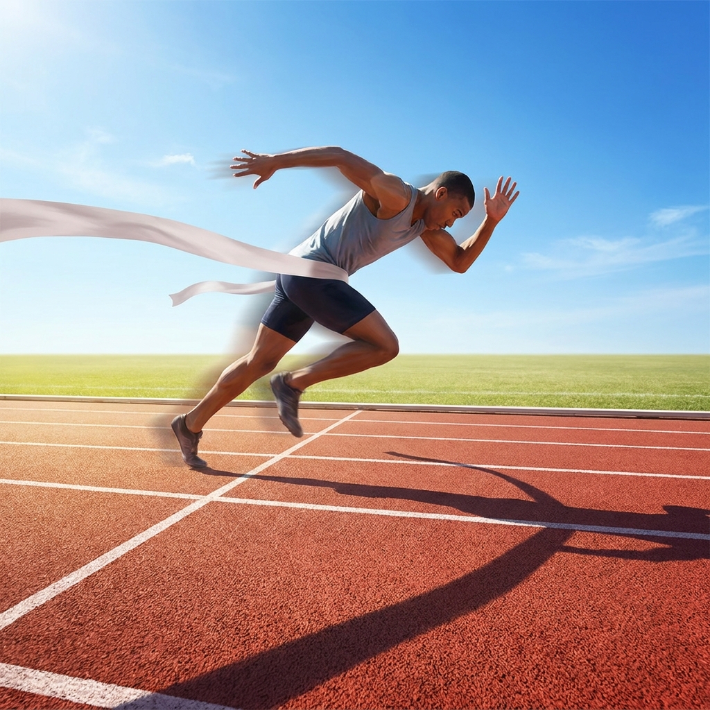 Think about a person running to a finish line. When they run fast, they have more kinetic energy than when they walk slowly.