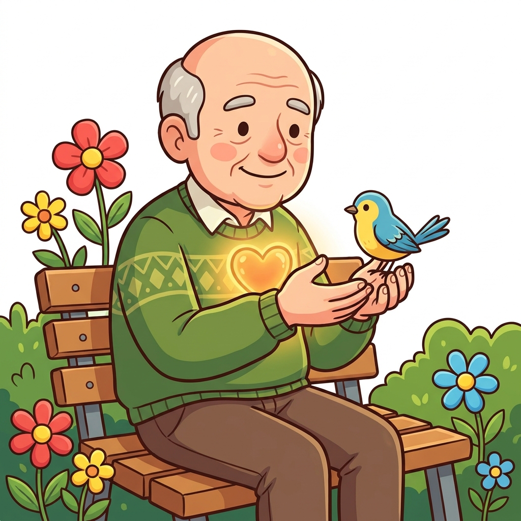 In the fable, the author says, 'The kind old man had a heart of gold.' We know a heart is not made of gold. This is a.