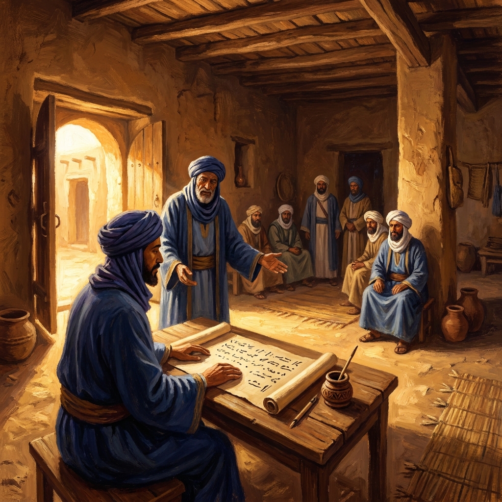 Now let's look at how Arabic was used in government. In the Mali Empire, oral traditions were important, but written records.