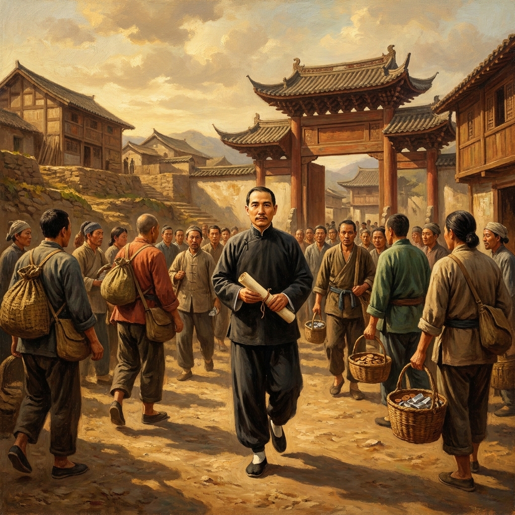 Sun Yat-sen first tried to ask for reforms from the Qing government. When they refused to change, he shifted his focus. He.
