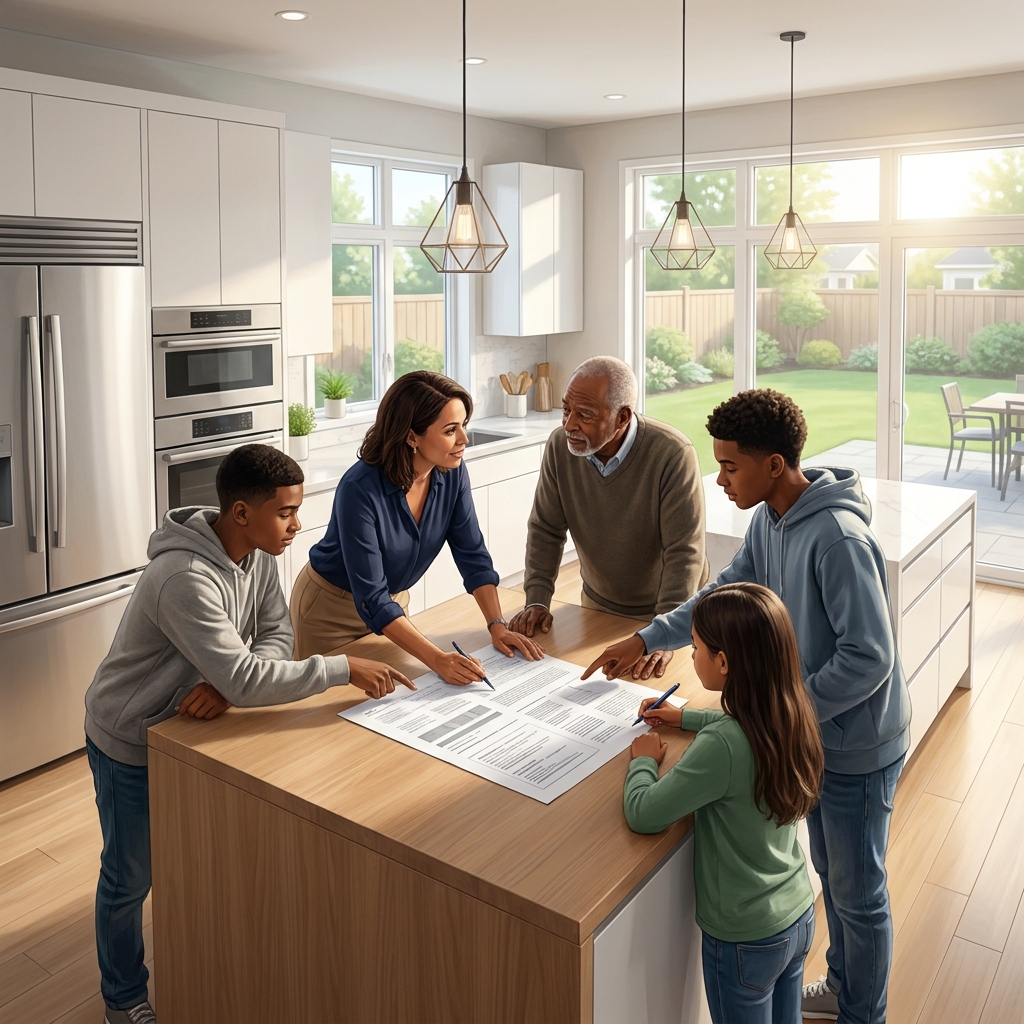 Consider a family negotiating a change to established household chores. If the rule is that every family member must agree.
