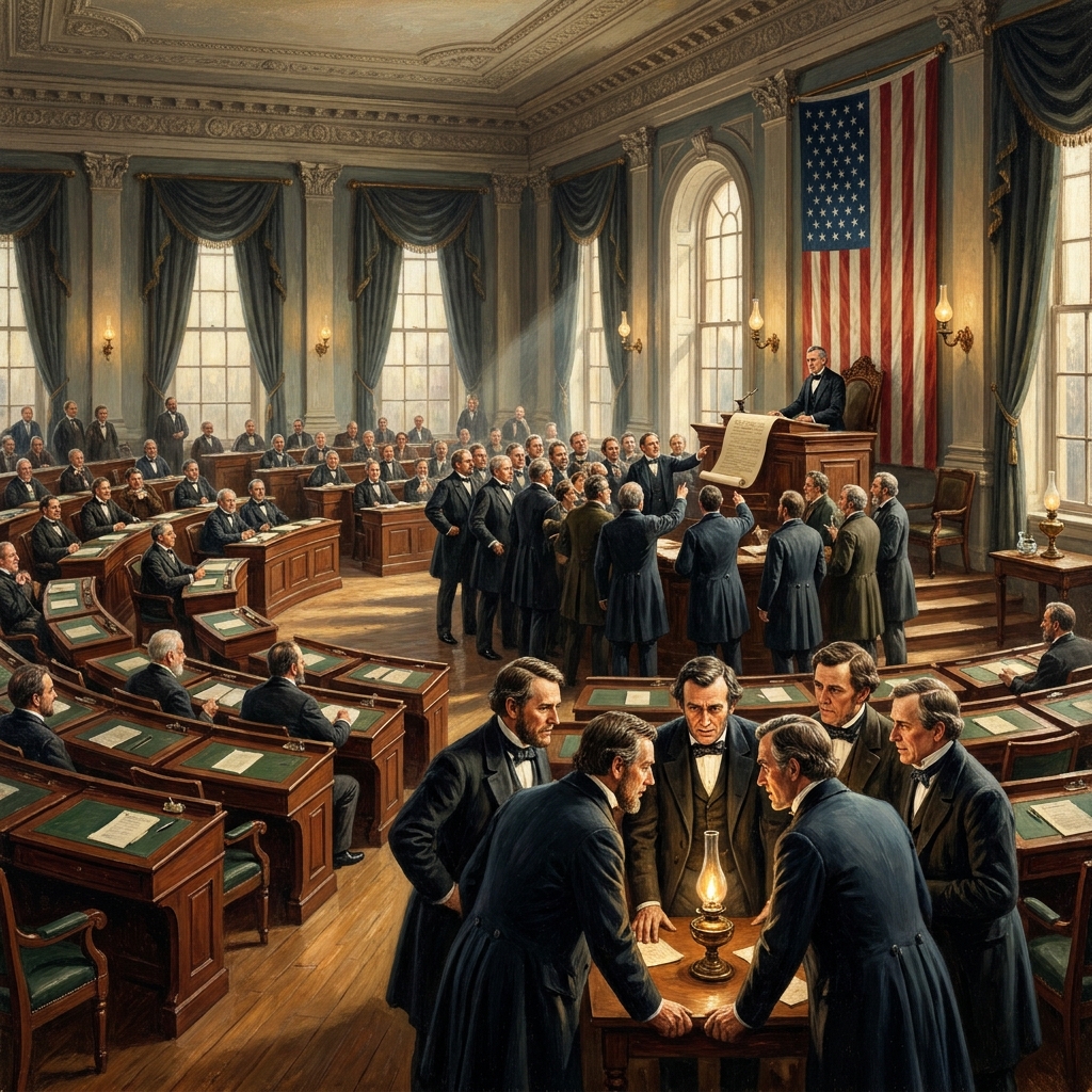 Let's figure out how the 13th Amendment successfully navigated the Congressional proposal stage. In 1865, Congress had to.
