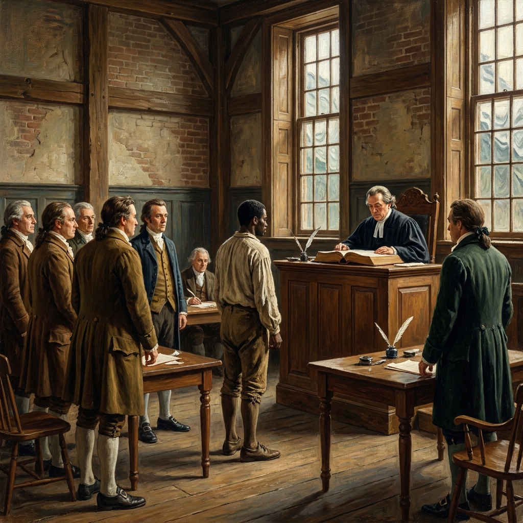 The Pennsylvania Abolition Society worked to help enslaved people gain their freedom through the courts. They wanted to show.