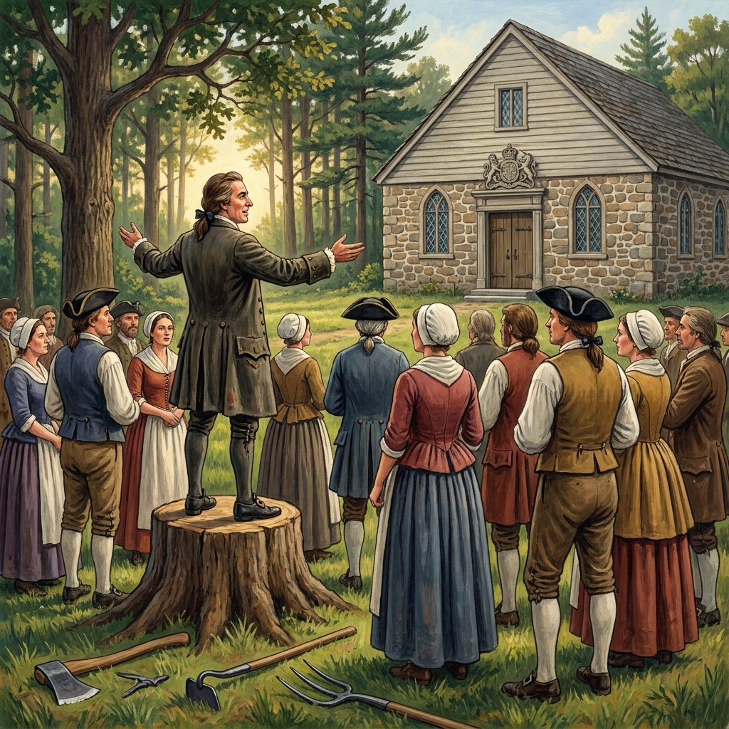 The 'New Light' preachers rejected the Anglican Church's authority. The Anglican Church was the state-sanctioned church.