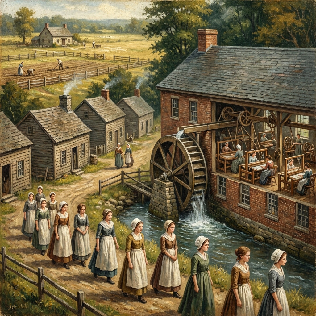 Let's figure out what impact the Lowell Mill system had on the lives of young women. These women lived in boarding houses.
