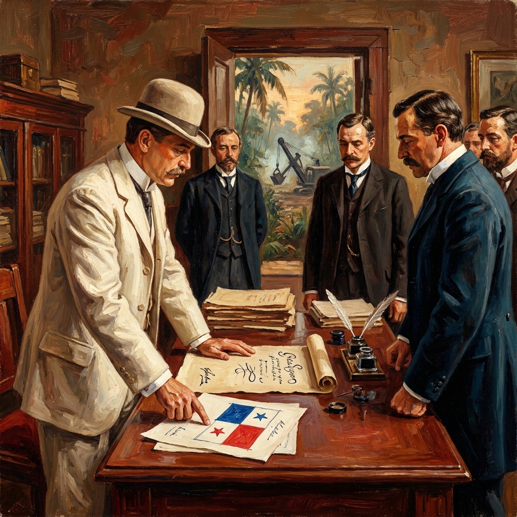 Bunau-Varilla communicated extensively with US officials. He helped draft the declaration of independence for Panama and.