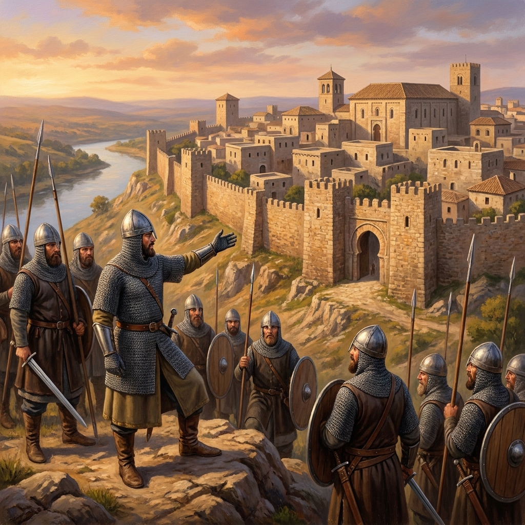 In 1085, King Alfonso VI of Castile captured Toledo. This city was a center of culture and learning. Let's figure out what.