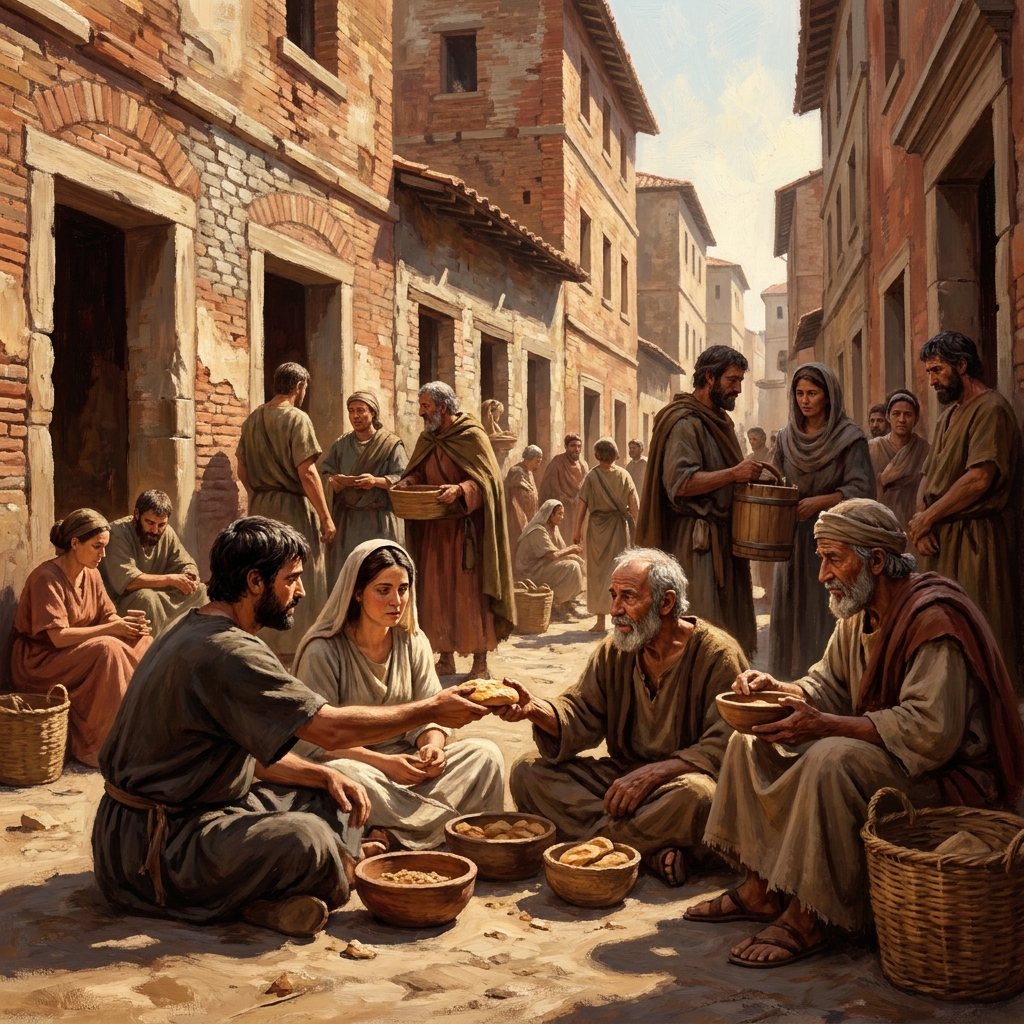 In crowded urban neighborhoods, many people lived in poverty and felt ignored by the powerful. When early Christian.