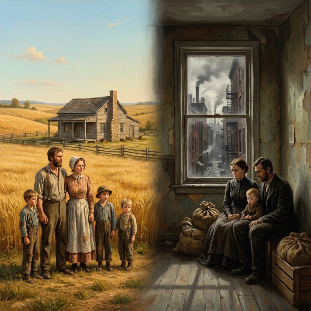 Imagine a family moving from a quiet farm to a crowded city neighborhood. On the farm, they had plenty of space, but in the.