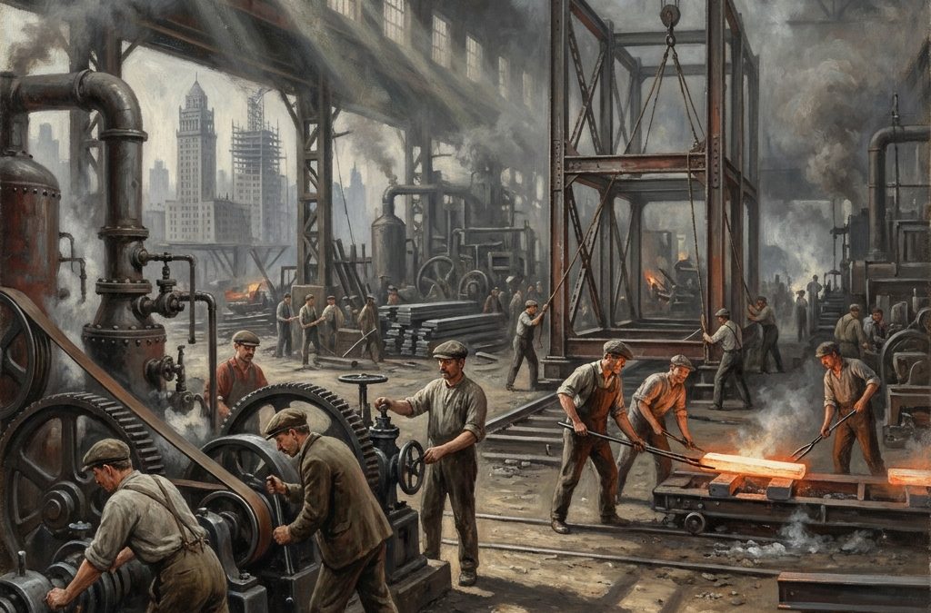 An eighth grade history lesson on cities, factories and immigrants