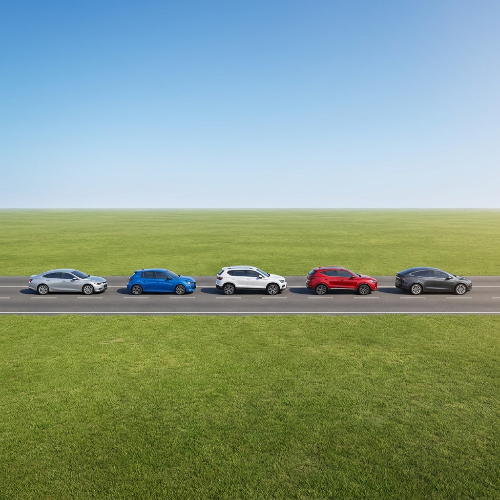 In a traffic flow simulation, we test how the number of cars affects the average speed. We keep the road length constant and.