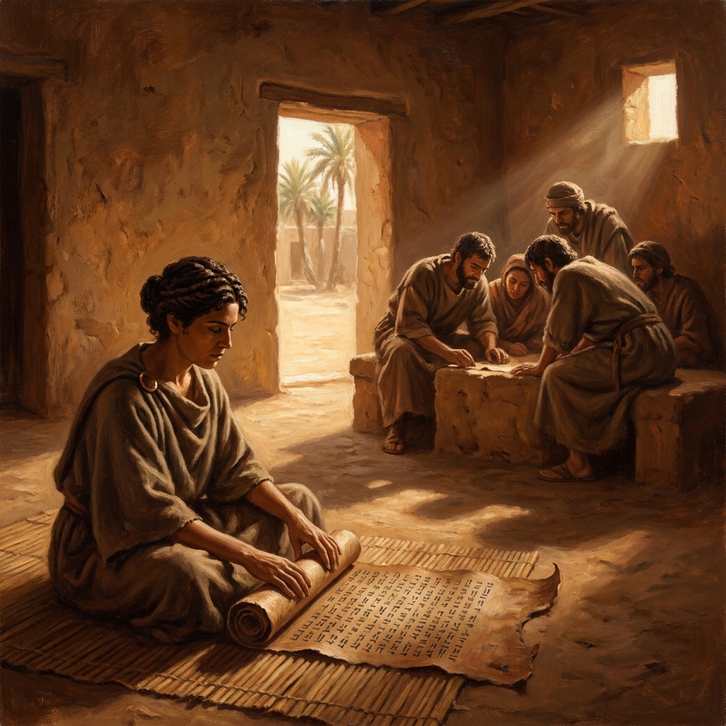 The Torah is a scroll containing the laws of ancient Israel. It teaches that people have a duty to study the law to.