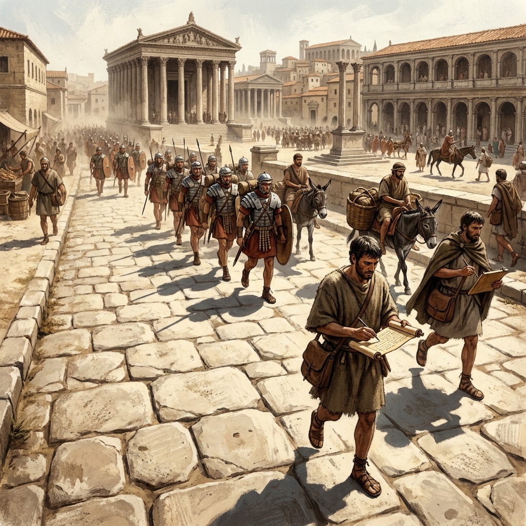 Roman roads served as the backbone of the empire, facilitating the rapid movement of military forces, merchants, and.