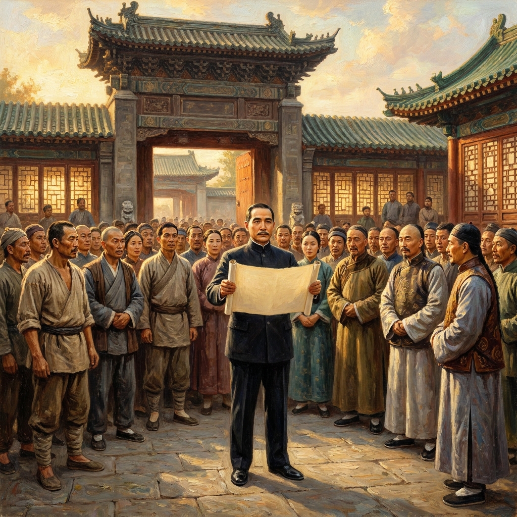 Sun Yat-sen developed the Three Principles of the People to modernize China. These principles were nationalism, democracy.