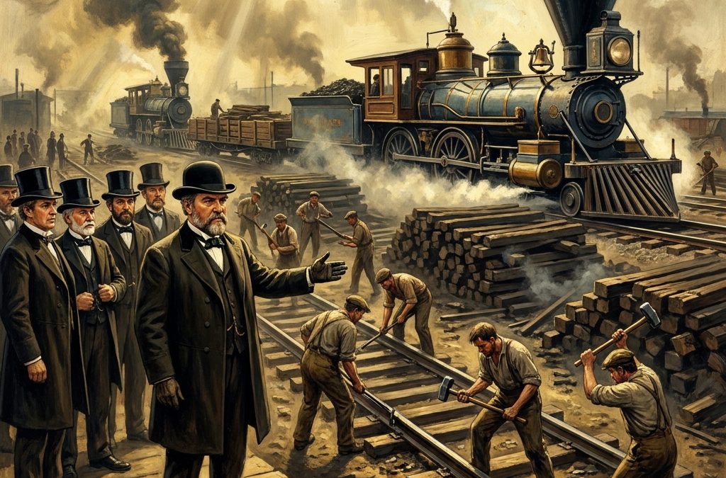 8th Grade History Lesson on Titans of Industry and Gilded Age