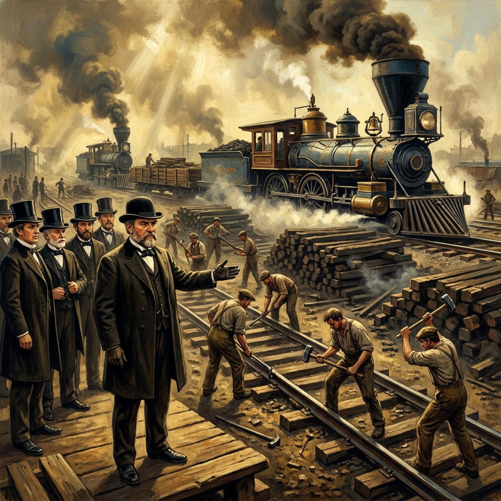 Leland Stanford was an entrepreneur who helped build the Transcontinental Railroad. He used his influence to get government.