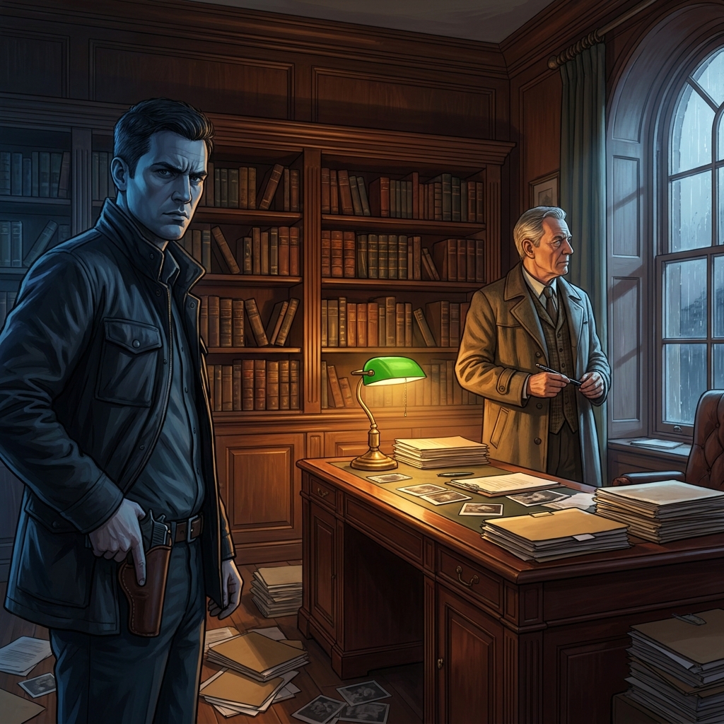 Consider a detective who discovers their mentor might be the criminal. The detective's interaction with the mentor shifts.