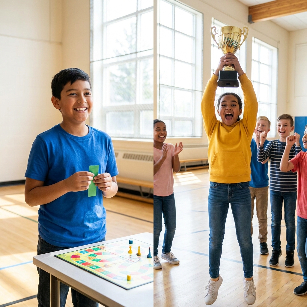 Happy and elated are synonyms. While both mean feeling good, elated is much stronger. If you win a game, you might be happy.