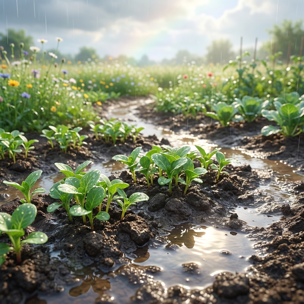 Cause and effect shows how one thing makes another happen. When it rains, the plants grow. The rain is the cause, and the.