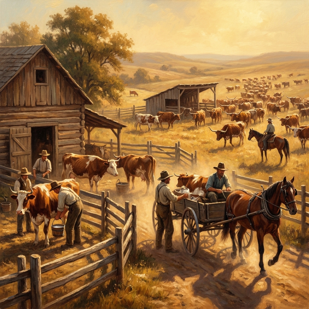 A dairy farm near a city pays high rent for land, but it makes more profit because it gets products to market quickly. A.