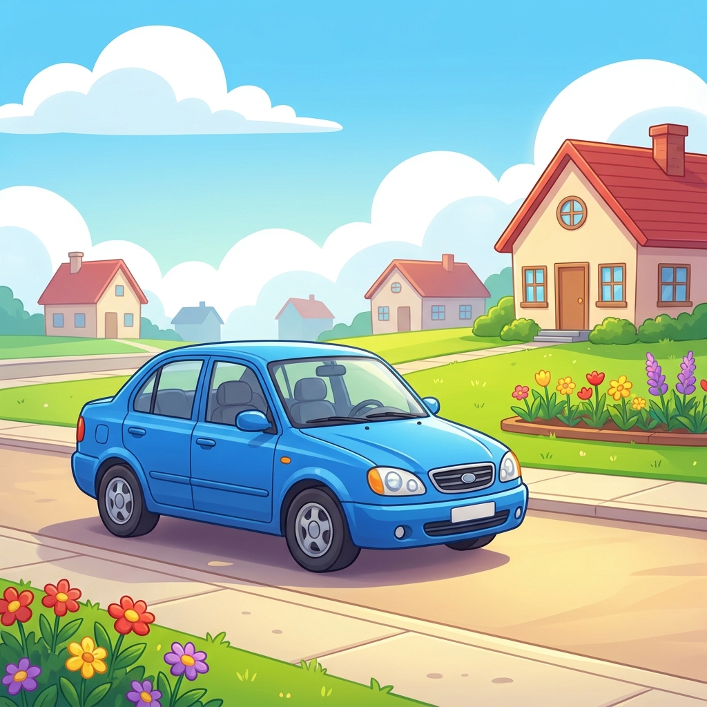 If you say, The blue ran, that is not right. Blue is an adjective, so it should describe a thing, like the blue car. You.