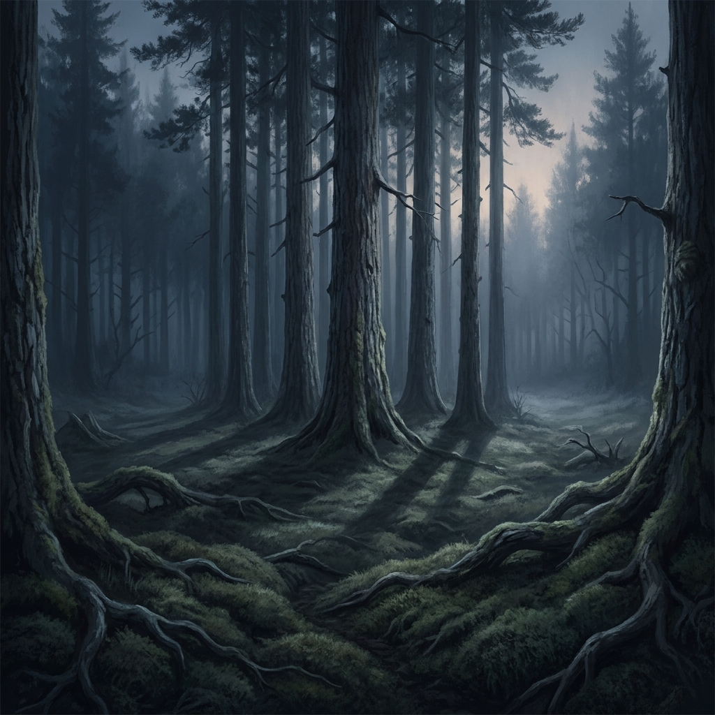 Example 1: In a story, the author writes, 'The forest was silent, and the shadows grew long.' If we claim the mood is eerie.