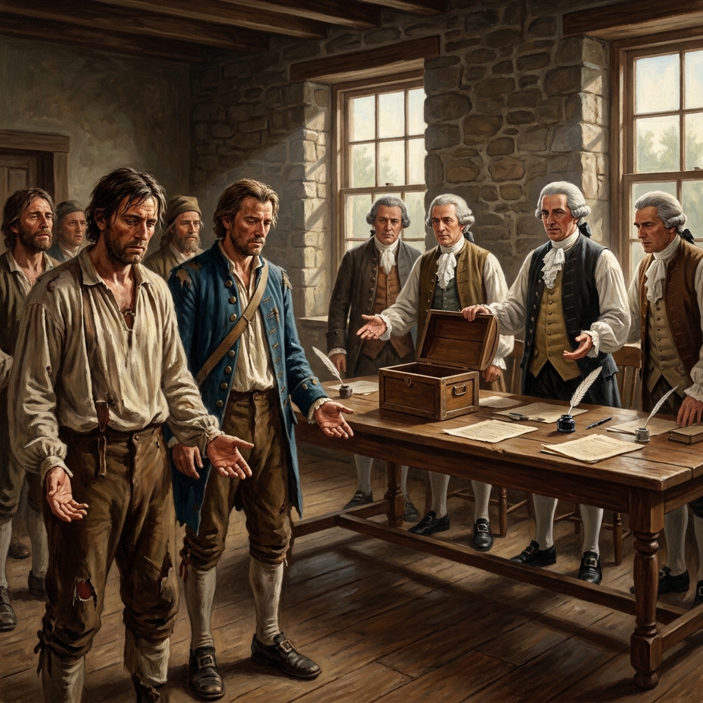 After the Revolutionary War, the Continental Congress had no money to pay the soldiers who fought for independence. Because.
