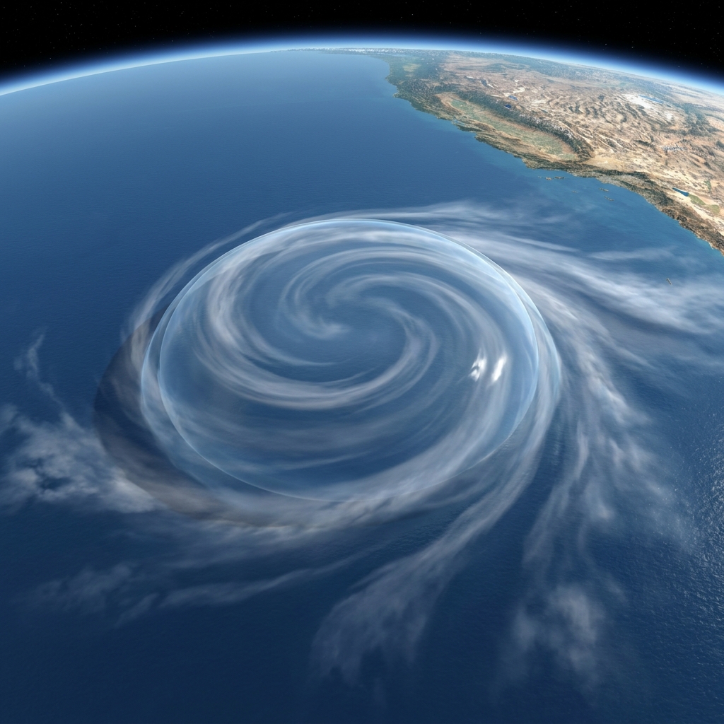 The Pacific High is a large high-pressure system that sits over the Pacific Ocean. It pushes cool, moist air toward the.