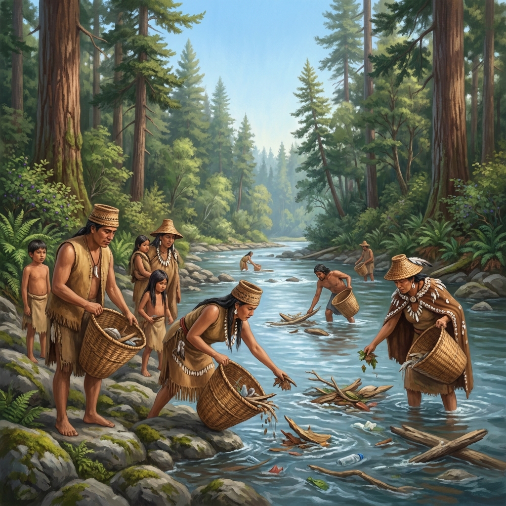 The Yurok Tribe works to keep the Klamath River clean. They use their knowledge of the land to protect the water. This helps.