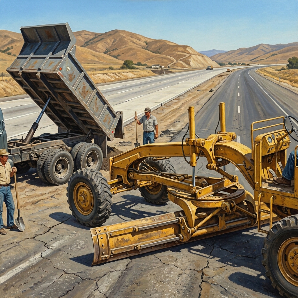 California builds highways that connect to national roads. This is an example of the federal system because California works.