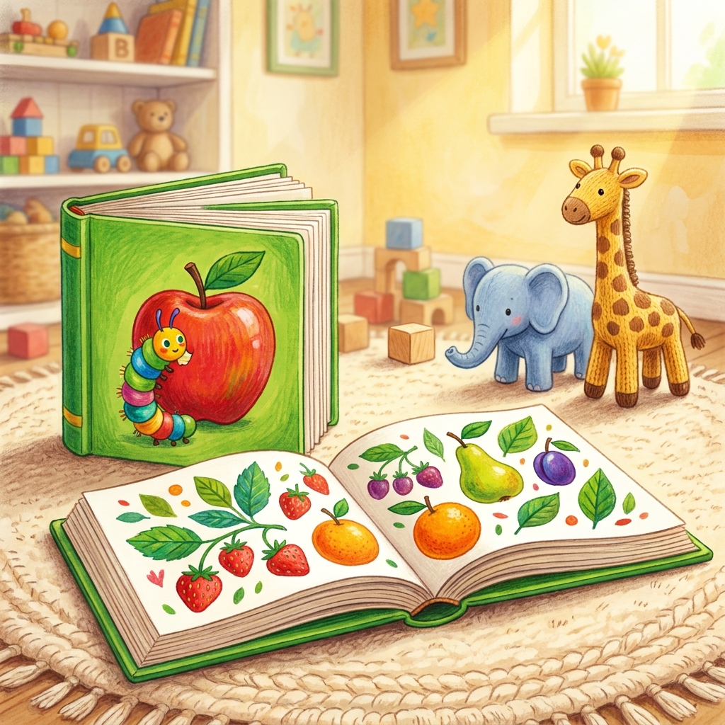 I love the book 'The Hungry Caterpillar.' It is my favorite book because the pictures are bright and colorful. Also, the.